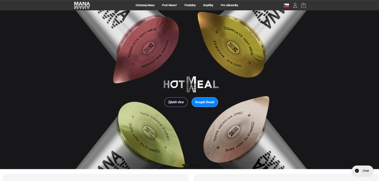 Nutrition Product Website